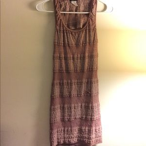 Dress with open back